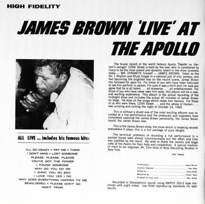 James Brown - Live At The Apollo (1962) Expanded Edition (CD) Polydor,Chronicles CD 602498613702