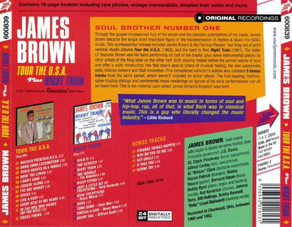 James Brown – Tour The U.S.A. / Night Train (CD, Soul Jam Records, 2014) Image 3