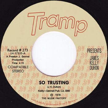 James Kelly Duhon – So Trusting / So Far Down (7", Tramp Records, 2021) Front Cover