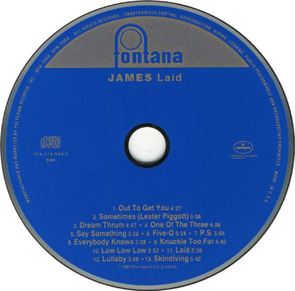 James - Laid (CD) Fontana,Mercury CD 731451494321
