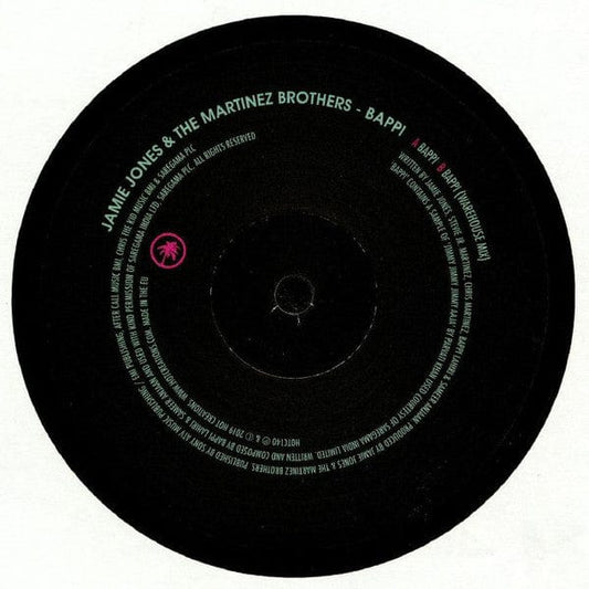 Jamie Jones (2) & The Martinez Brothers - Bappi (12") on Hot Creations at Further Records