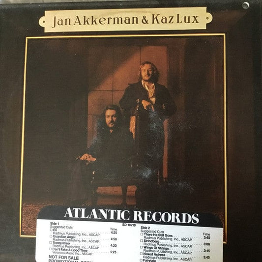 Jan Akkerman & Kaz Lux - Eli (LP) Atlantic Vinyl