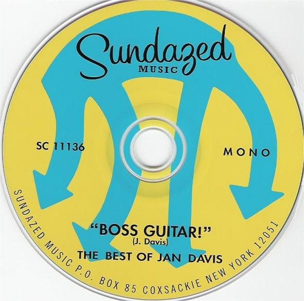 Jan Davis - Boss Guitar! The Best Of Jan Davis (CD) Sundazed Music CD 090771113627