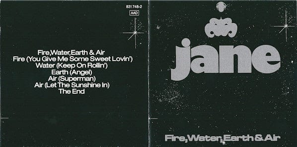 Jane - Fire, Water, Earth & Air (CD) Brain CD 042283174825