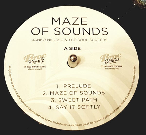 Janko Nilovic The Soul Surfers – Maze Of Sounds (LP, Broc Recordz, 2020) Image 3