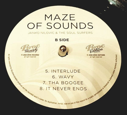 Janko Nilovic The Soul Surfers – Maze Of Sounds (LP, Broc Recordz, 2020) Image 4