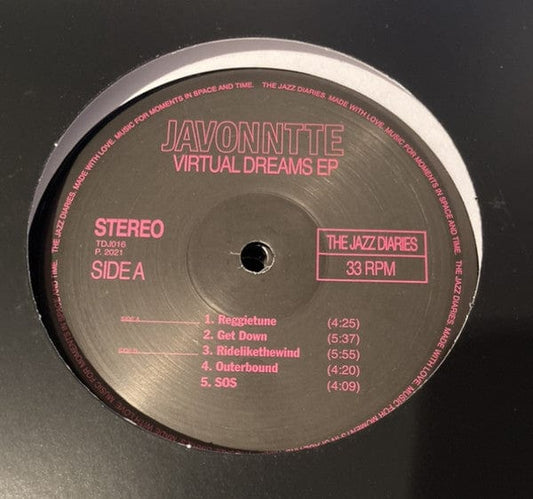 Javonntte - Virtual Dreams EP (12") The Jazz Diaries Vinyl