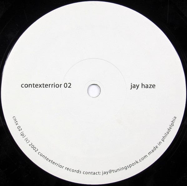 Jay Haze - Untitled (12") Contexterrior Vinyl