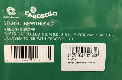 Jay Richford & Gary Stevan - Feelings (LP) Be With Records Vinyl 4251804123709