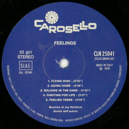 Jay Richford & Gary Stevan - Feelings (LP) Schema,Schema Vinyl 8018344129358