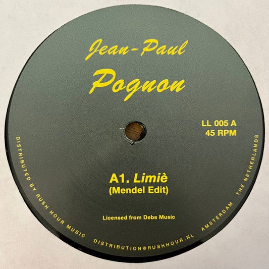 Jean-Paul Pognon, David Et Corine - Limie / Noir Sur Blanc (12") LL Series Vinyl