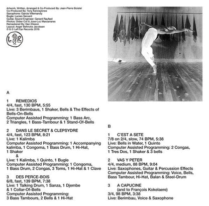 Jean-Pierre Boistel, Tony Kenneybrew - Percussions Pour La Danse (LP) Left Ear Records Vinyl