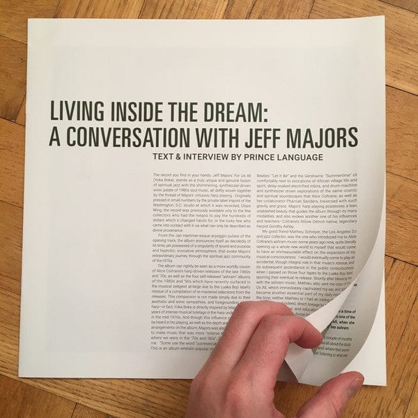 Jeff Majors - For Us All (Yoka Boka) (LP, Album, RE) Invisible City Editions