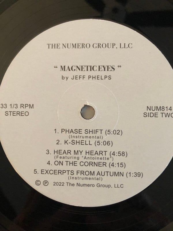 Jeff Phelps - Magnetic Eyes (LP) Numero Group Vinyl