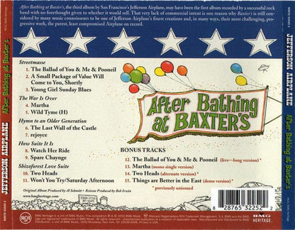 Jefferson Airplane - After Bathing At Baxter's (CD) RCA,BMG Heritage CD 828765322522