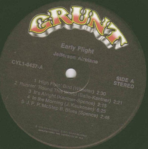 Jefferson Airplane - Early Flight (LP, Comp, Gat) Grunt (3)