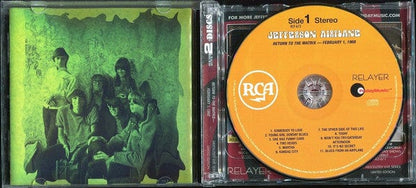 Jefferson Airplane - Return To The Matrix - February 1, 1968 (2xCD) Relayer Records (2),RCA,Friday Music CD 829421673002