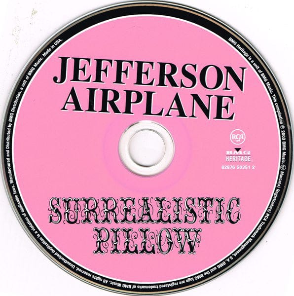 Jefferson Airplane - Surrealistic Pillow (CD) BMG Heritage,RCA CD 828765035125