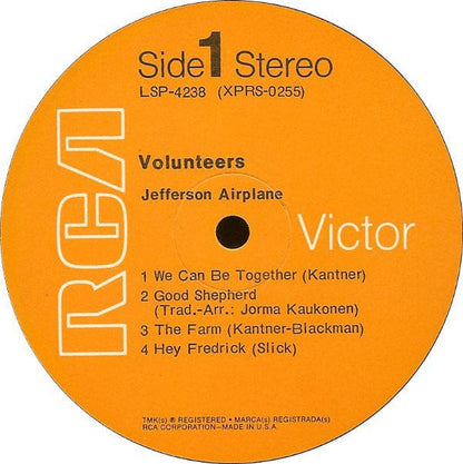 Jefferson Airplane - Volunteers on RCA Victor at Further Records