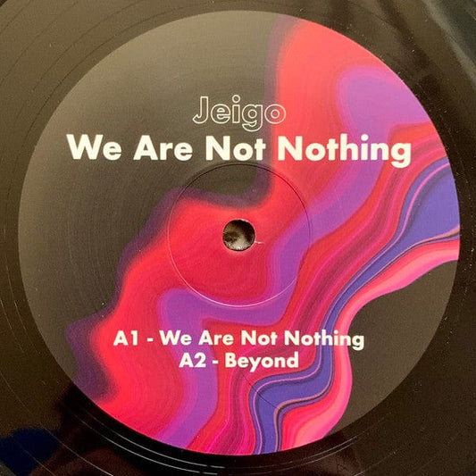 Jeigo - We Are Not Nothing (12") Pets Recordings Vinyl 5060786563125