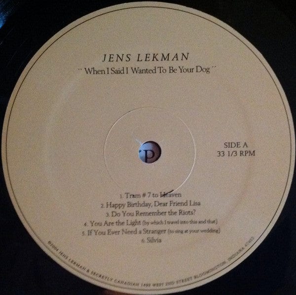 Jens Lekman - When I Said I Wanted To Be Your Dog (LP) Secretly Canadian Vinyl 656605010717