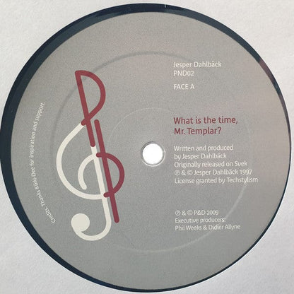 Jesper DahlbÃ¤ck / DahlbÃ¤ck & Krome* - What Is The Time, Mr. Templar? / The Real Jazz (12", RP) P&D