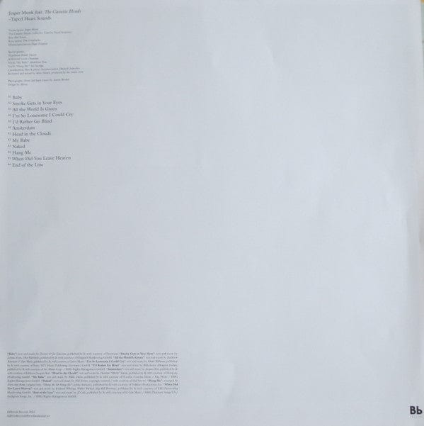 Jesper Munk The Cassette Heads – Taped Heart Sounds (LP, Billbrook Records, 2022) Image 4