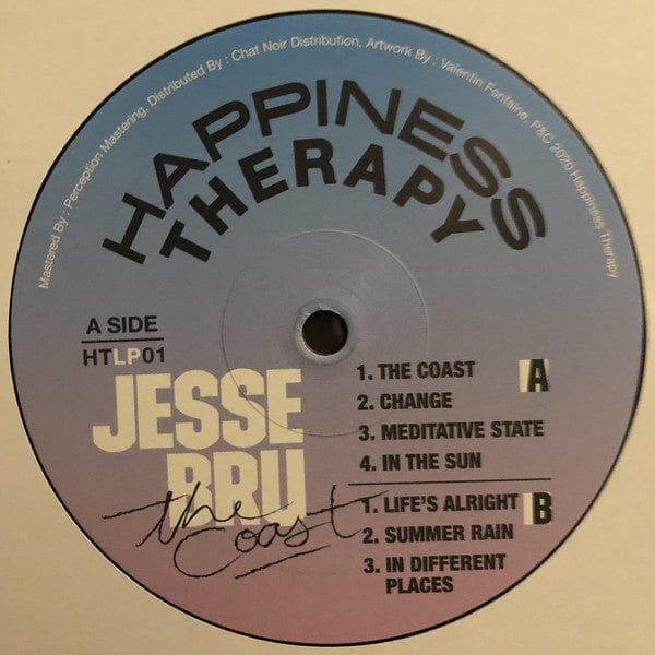 Jesse Bru - Happiness Therapy LP01 : The Coast (2xLP, Album) on Happiness Therapy at Further Records