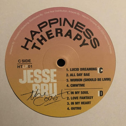 Jesse Bru - Happiness Therapy LP01 : The Coast (2xLP, Album) on Happiness Therapy at Further Records