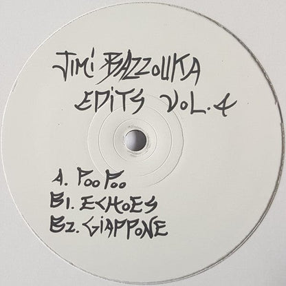 Jimi Bazzouka - Edits Vol. 4 (12") Crowdspacer Vinyl