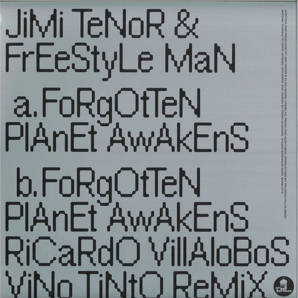 Jimi Tenor & Freestyle Man - Forgotten Planet Awakens (12") Studio Barnhus Vinyl 4251804111072