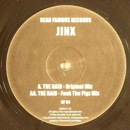 Jinx (9) - The Raid (12") Dead Famous Records