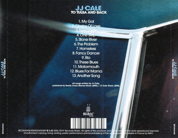 JJ Cale* - To Tulsa And Back (CD) Because Music CD 5060525434389