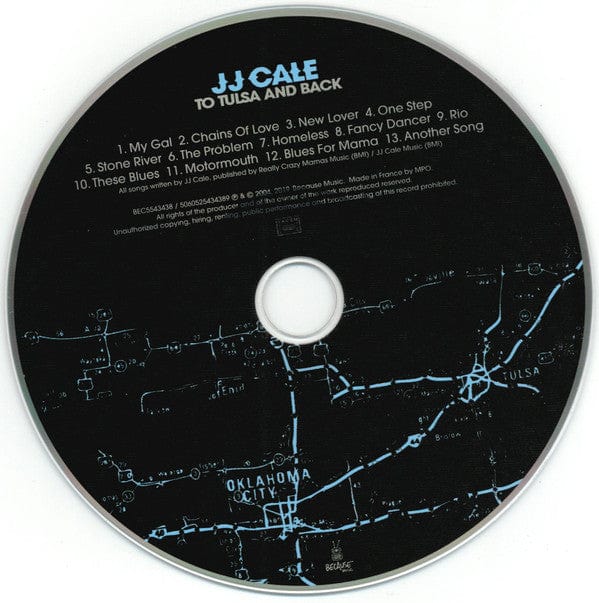 JJ Cale* - To Tulsa And Back (CD) Because Music CD 5060525434389