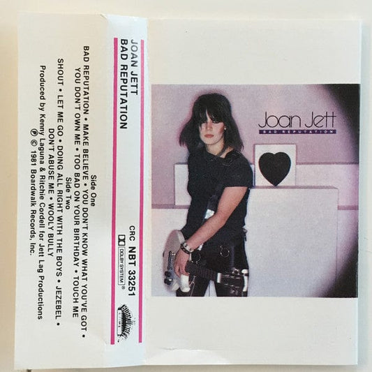 Joan Jett - Bad Reputation (Cassette) The Boardwalk Entertainment Co Cassette