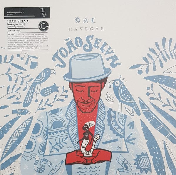 João Selva – Navegar (LP, Translucent Blue, Underdog Records, 2021) Back Cover