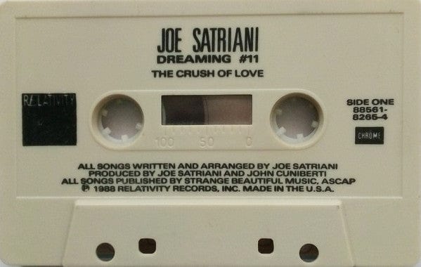 Joe Satriani - Dreaming #11 (Cassette) Relativity Cassette 8856182654