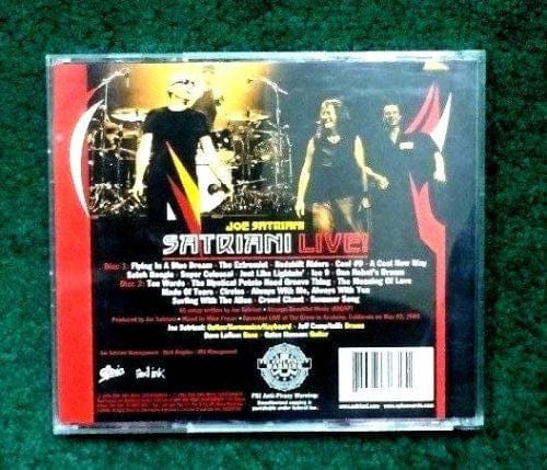 Joe Satriani - Satriani Live! (2xCD) Epic,Red Ink CD 886970172523