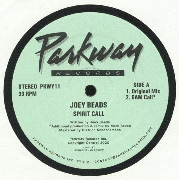 Joey Beads – Spirit Call (12", Parkway Records, 2020) Front Cover