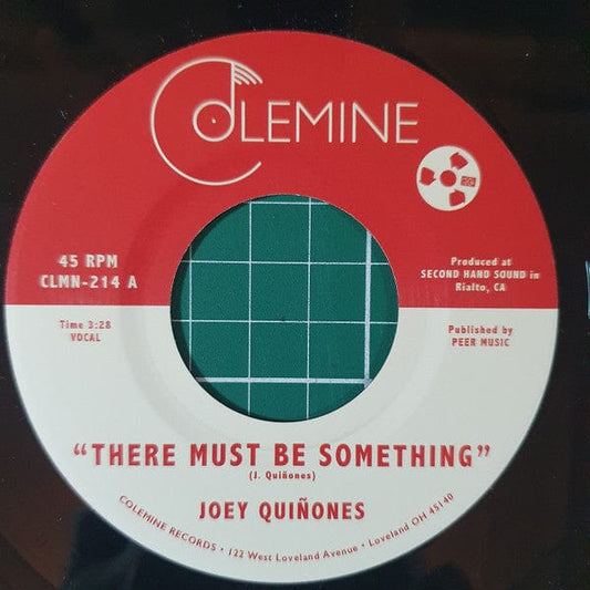 Joey Quiñones* - There Must Be Something (7") Colemine Records Vinyl