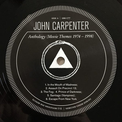John Carpenter - Anthology (Movie Themes 1974-1998) (LP, Album) on Sacred Bones Records at Further Records