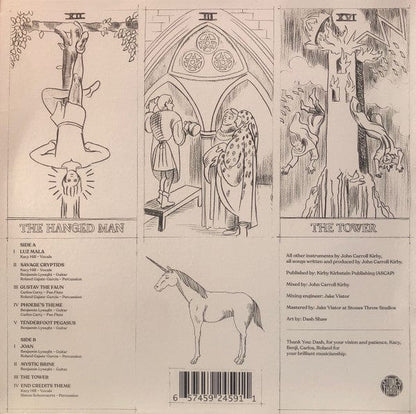 John Carroll Kirby – Cryptozoo (LP, Stones Throw Records, 2022) Back Cover