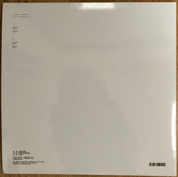 John Shima - CPU Modular 1 (12") Central Processing Unit Vinyl 5050580770935