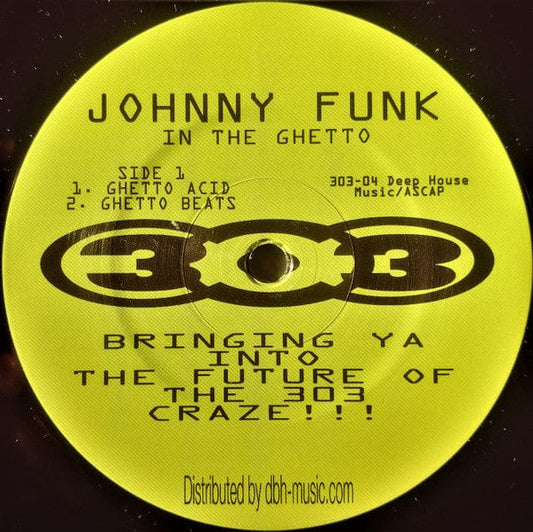 Johnny Funk – In The Ghetto / Here Comes Johnny (12", 303 Records, 2020) Front Cover