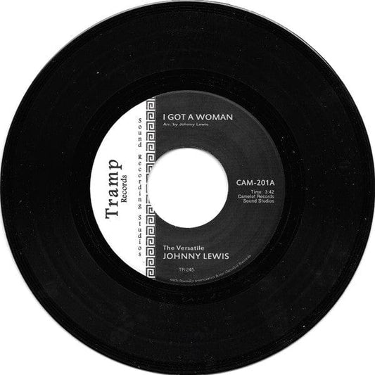 Johnny Lewis (2) - I Got A Woman / Unchain My Heart (7") Tramp Records, Camelot Records Vinyl