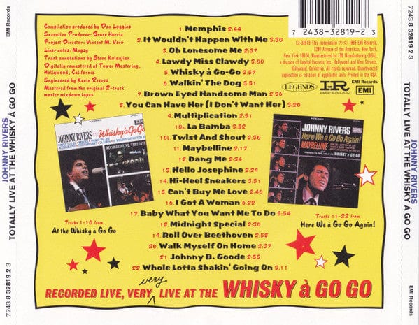 Johnny Rivers - Totally Live At The Whisky À Go Go (CD) EMI,Imperial CD 724383281923