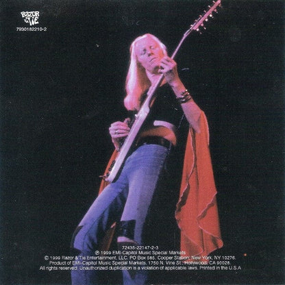 Johnny Winter - The Progressive Blues Experiment (CD) Razor & Tie CD 793018221023