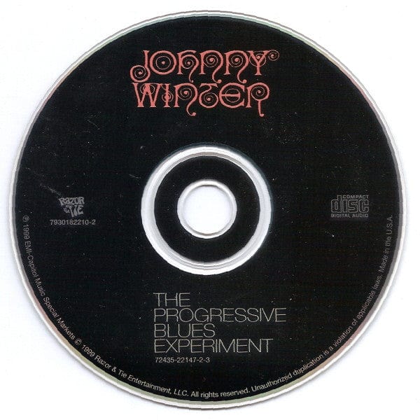 Johnny Winter - The Progressive Blues Experiment (CD) Razor & Tie CD 793018221023