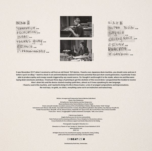 Jolly Mare - Logica Natura (LP, Album, Ltd) Orbeatize