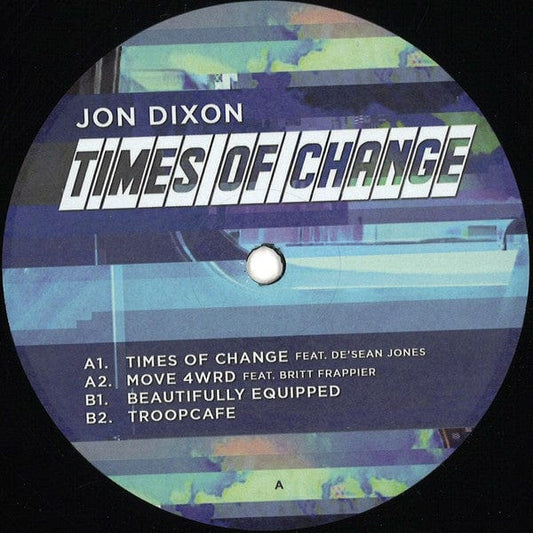 Jon Dixon (3) - Times Of Change (12", EP) 4evr 4wrd